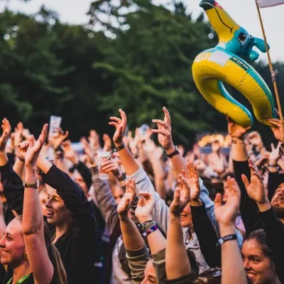 Publikum bei einem Konzert